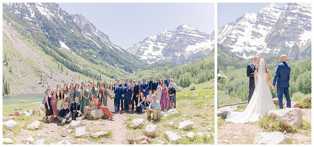 Outdoor Aspen, Colorado wedding in the mountains by Raleigh, NC photographer Abby Rogers Photography