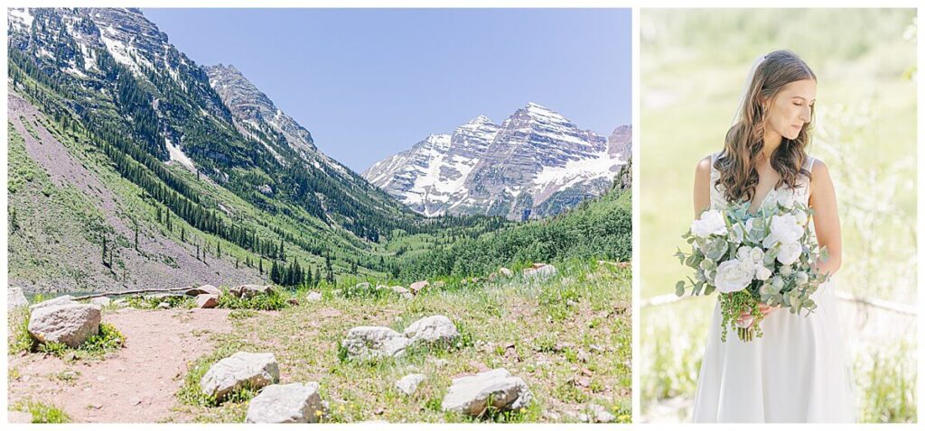 Outdoor Aspen, Colorado wedding in the mountains by Raleigh, NC photographer Abby Rogers Photography